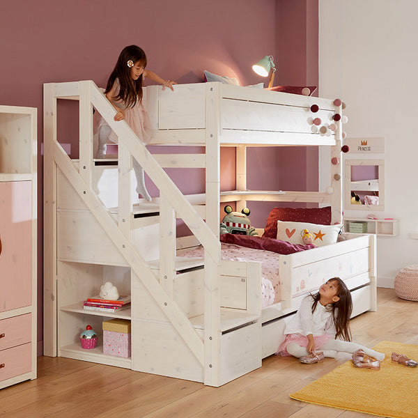 LIFETIME Kidsrooms Family Triple Bunk Bed (Double Continental)